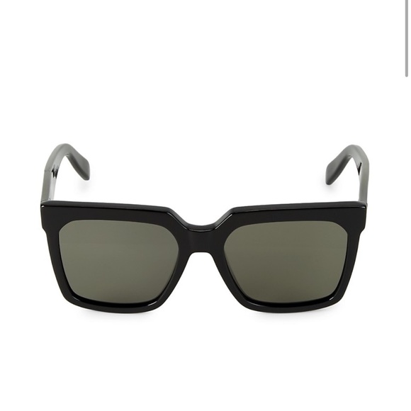 Celine Acetate Oversized 55MM Square Black Sunglasses CL4055 - Picture 6 of 6